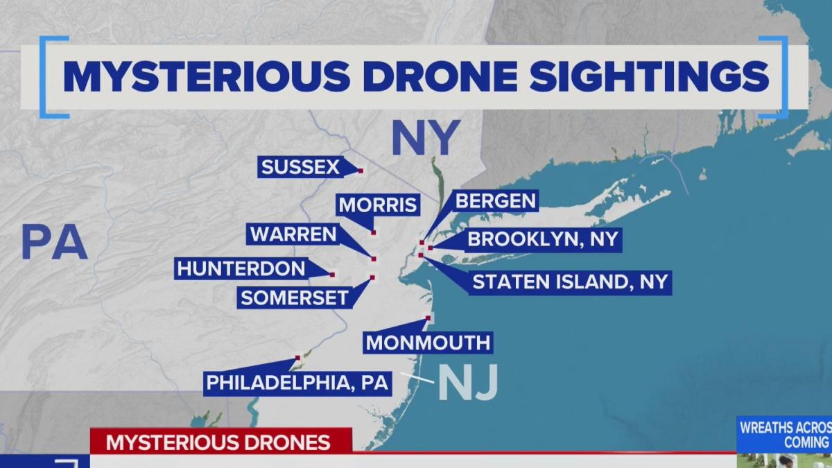 Drone sightings around the world